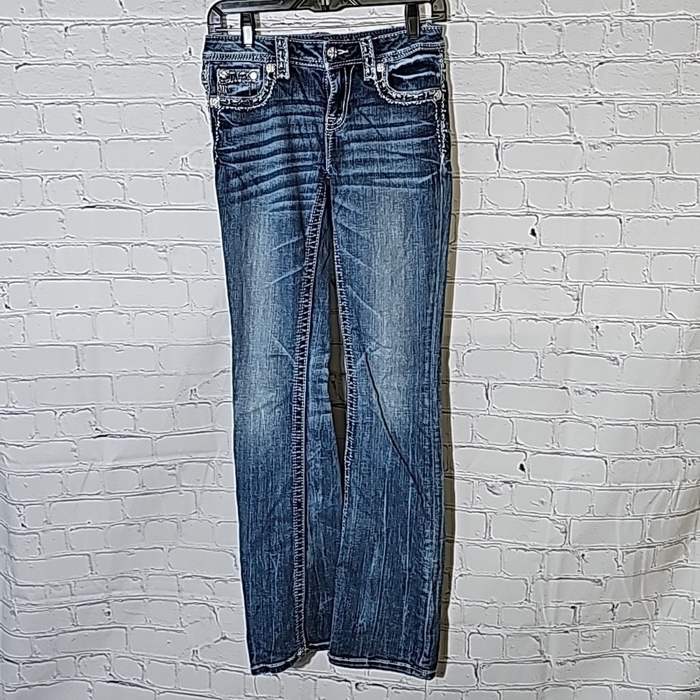 Miss Me sz 26 Chloe boot cut jeans WJ34